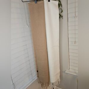 Bytu Wool Tan or Cream Scarf